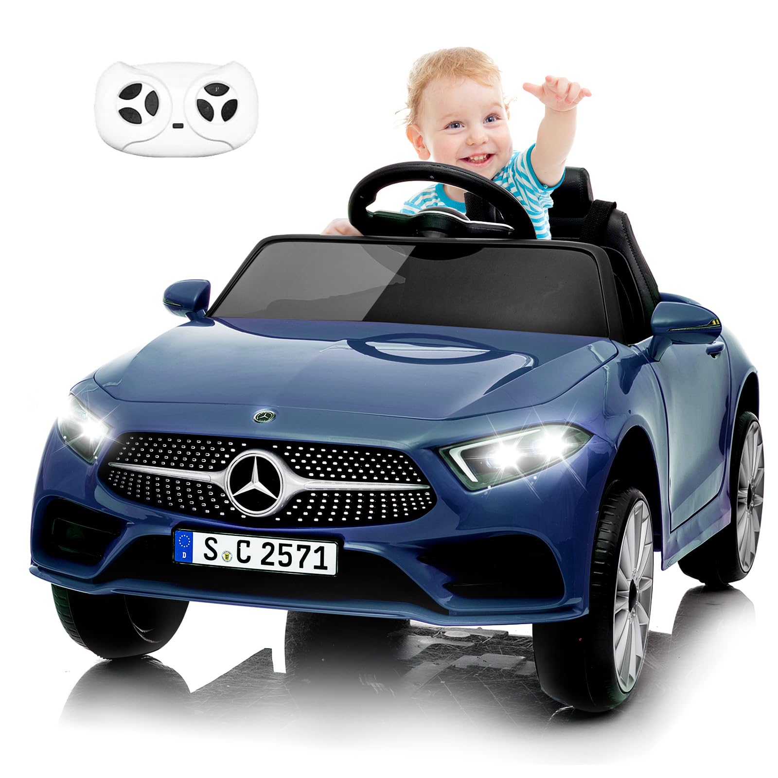 Amazon.co.jp: Skiicoo メルセデスベンツカー 子供用 12V 電動車 幼児